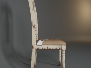 chair harlem from the collection of shameless vill 3D Model