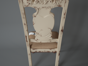 chair harlem from the collection of shameless vill 3D Model