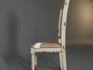 chair harlem from the collection of shameless vill 3D Model