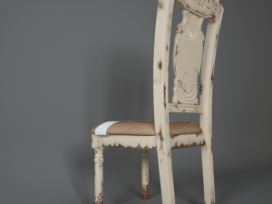 chair harlem from the collection of shameless vill 3D Model