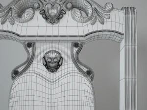 chair harlem from the collection of shameless vill 3D Model