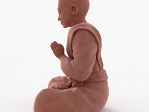 buddha velvet figurine 3D Model