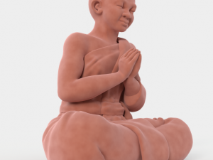 buddha velvet figurine 3D Model