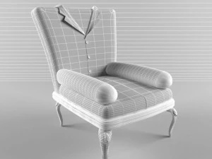 sedia etnica Modello 3D