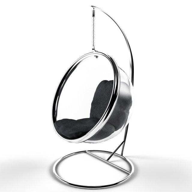 bubble chair 3Dモデル .c4d .max .obj .3ds .fbx .stl .blend 