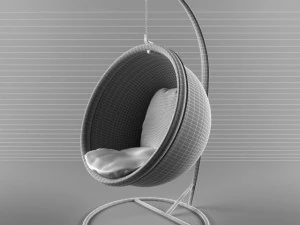 cadeira bolha Modelo 3D