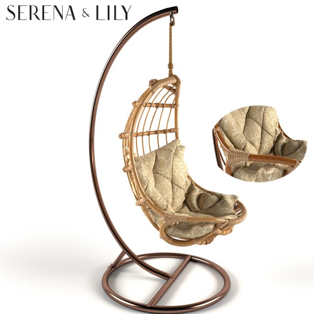 hanging chairs Modelo 3D .c4d .max .obj .3ds .fbx .stl .blend 