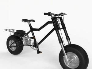 bici elettrica Modello 3D