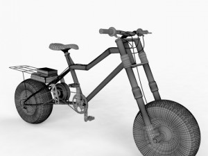 electric bike 3D Модель