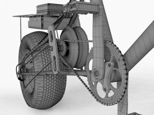 electric bike 3D Модель