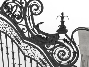 exterior mansion gate 3D Model