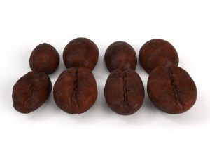 coffee beans Modelo 3D