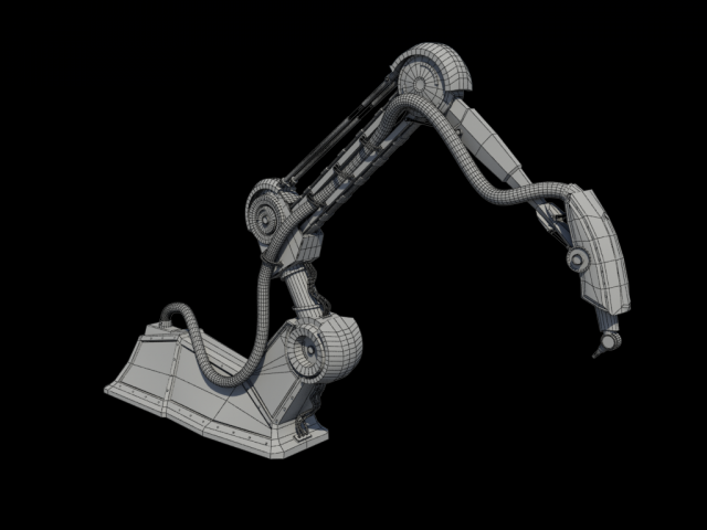robot 3D Модель .c4d .max .obj .3ds .fbx .stl .blend 