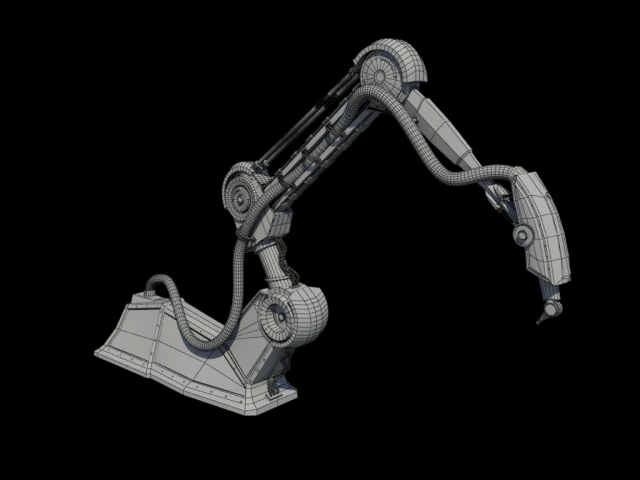 robot 3D Model .c4d .max .obj .3ds .fbx .stl .blend