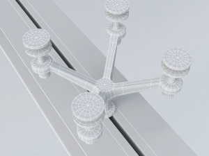 modern visor for rigging 3D 模型