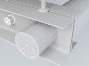 modern visor for rigging 3D 模型