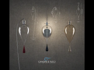 Cangini tucci のランプ goccia gigante 3Dモデル