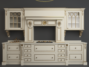 kitchen biatrice from onlywood 3D Model