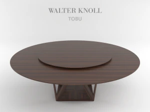 Walter Knoll Tobu'dan yemek masası 3D Model