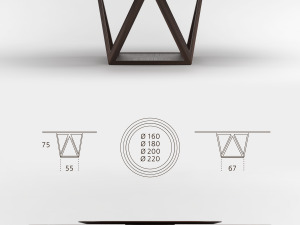 dining table from walter knoll tobu Modelo 3D