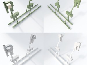 the set of equipment for a modern mill Modelo 3D