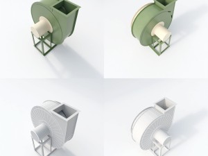 the set of equipment for a modern mill Modelo 3D