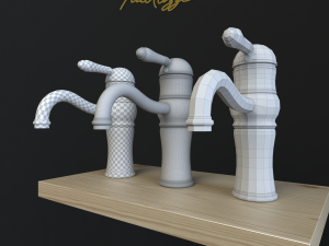 basin mixer nicolazzi aqua 3471 cr 76 3Dモデル