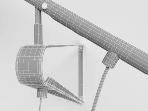265 modern wall lamp designed by paolo rizzatto 3D Model