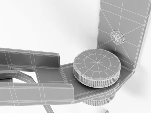 265 modern wall lamp designed by paolo rizzatto 3D Model