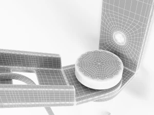 265 modern wall lamp designed by paolo rizzatto 3D Model
