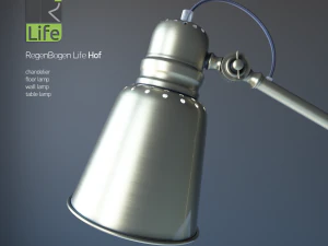 Regenbogen Life Hof Lampe 3D Modell