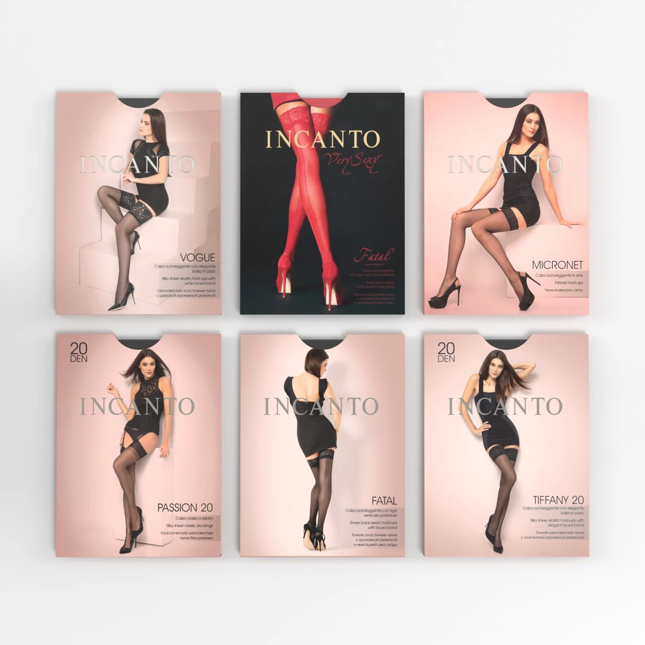 stockings incanto in the package 3D Model .c4d .max .obj .3ds .fbx .stl .blend