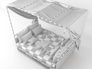 roberti portofino day beds big 3Dモデル