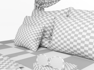 roberti portofino day beds big 3Dモデル