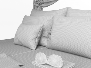 roberti portofino day beds big 3Dモデル