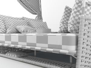 roberti portofino day beds big 3Dモデル