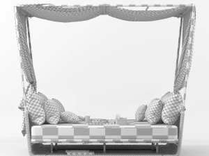 roberti portofino day beds big 3D Model