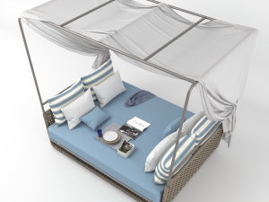 roberti portofino day beds big 3Dモデル