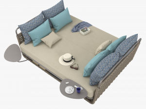 roberti portofino day beds small 3D 모델