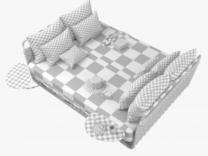 roberti portofino day beds small 3D 모델