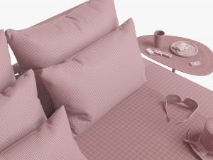 roberti portofino day beds small 3D 모델