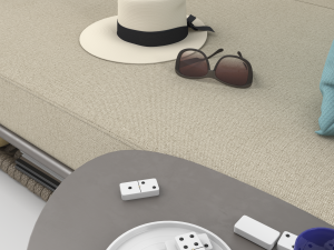 roberti portofino day beds small 3D 모델