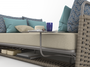 roberti portofino day beds small 3D 모델