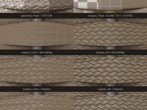 roberti portofino day beds small 3D 모델