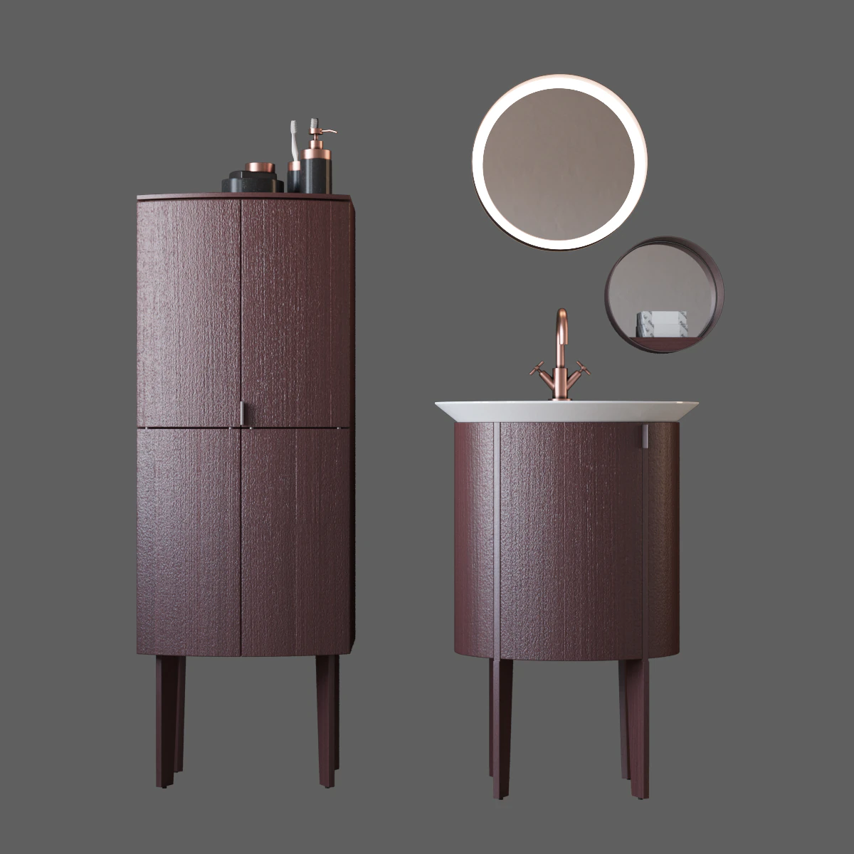 furniture for the bathroom burgbad diva 20 3D Model .c4d .max .obj .3ds .fbx .stl .blend 