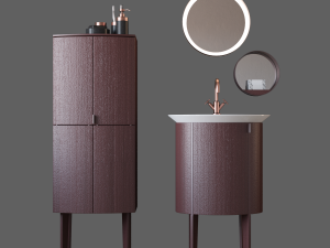 furniture for the bathroom burgbad diva 20 3D-Modell