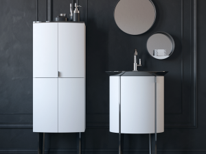 furniture for the bathroom burgbad diva 20 Modelo 3D