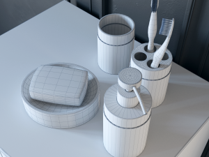 furniture for the bathroom burgbad diva 20 Modelo 3D