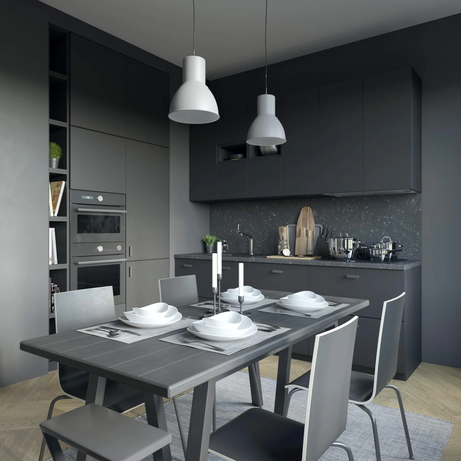 cozinha ikea kungsbacka Modelo 3D .c4d .max .obj .3ds .fbx .stl .blend 
