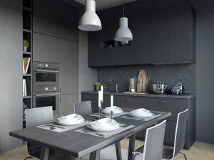 cocina ikea kungsbacka Modelo 3D